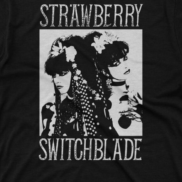 Strawberry Switchblade Bauhaus Shirt, Gothic Punk Retro Music Tee, 80s Band 90 - Picture 2 of 5